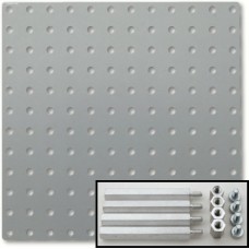 Base Plate Expansion Kit: Punched Metal Baseplate for Digilent Robot Kits